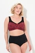 Maxislips, set van 3, hoge taille, kant, OEKO-TEX