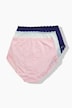 Maxislips, 3er-Pack, High Waist, Spitze, OEKO-TEX