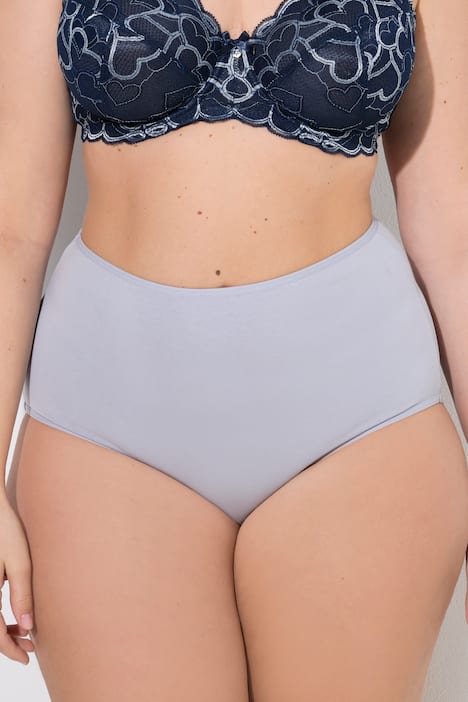 Culottes maxi en lot de 3, cœurs/uni