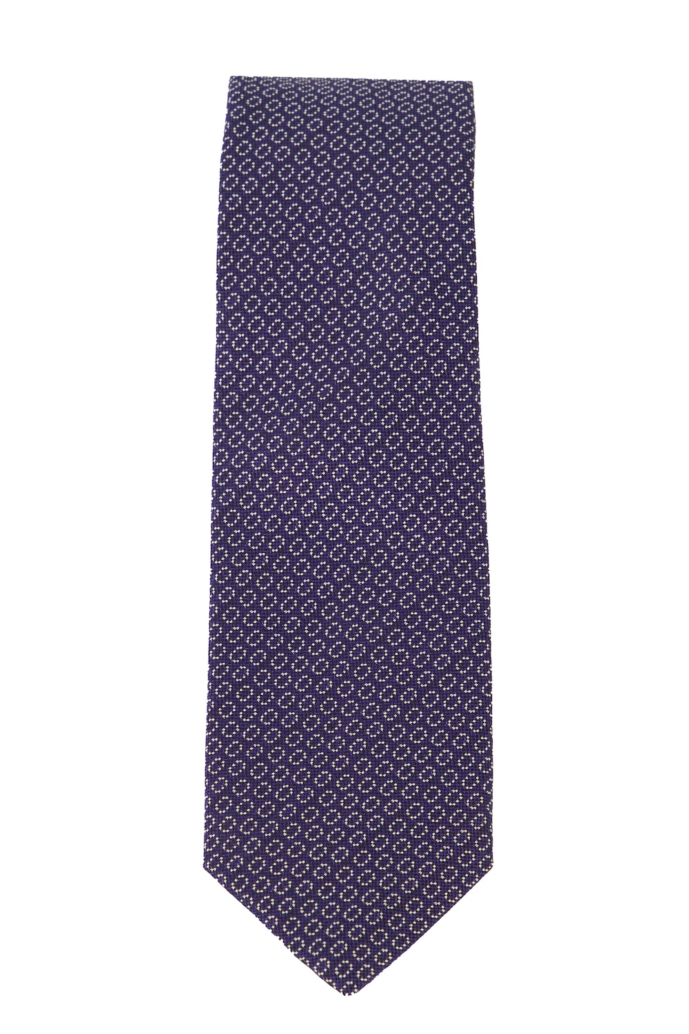 Stora storlekar Sidenslips med diskret mönster, Her, blå, storlek: One Size, Siden, JP1880