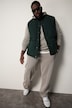 Gilet sans manche en flanelle STHUGE, rembourrage et col montant - jusqu'au 8 XL