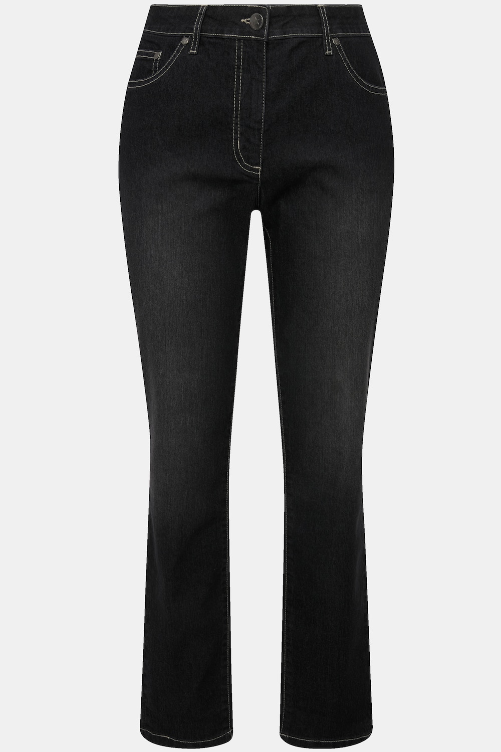 Stora storlekar Jeans Emma, Dam, svart, storlek: 28, Bomull/Polyester, Angel of Style