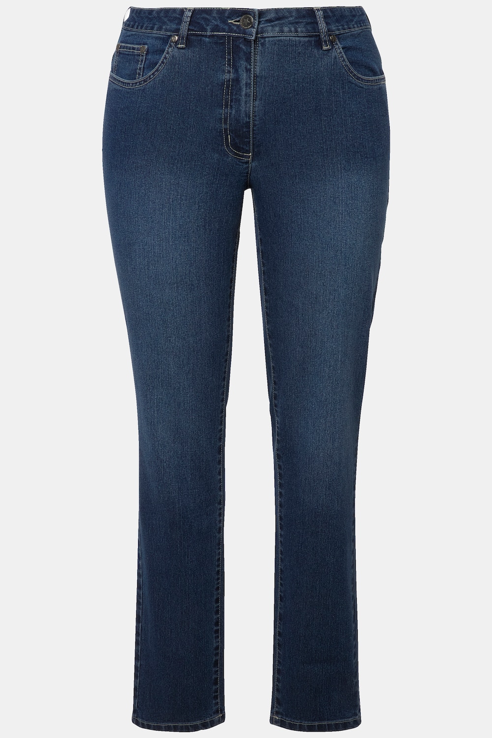 Stora storlekar Jeans Emma, Dam, blå, storlek: 52, Bomull/Polyester, Angel of Style
