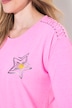 Shirt met lange mouwen, ronde hals, OEKO-TEX