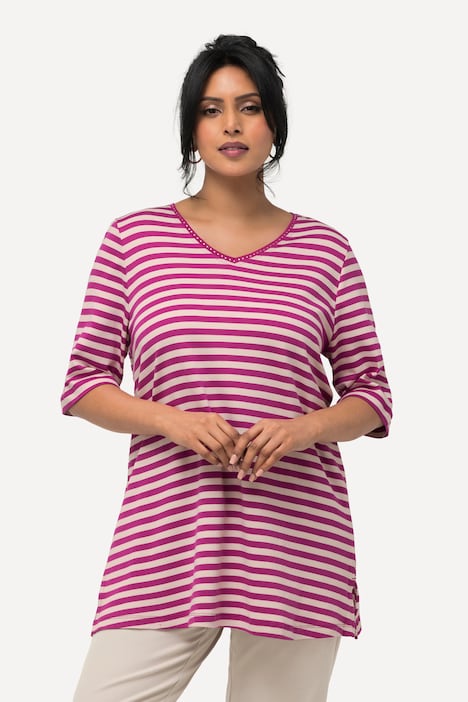 Striped Short Sleeve Pima CottoN Tee