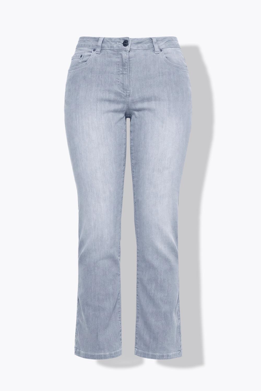 Stora storlekar Jeans Paula, Dam, brun, storlek: 100, Bomull/Polyester, Angel of Style