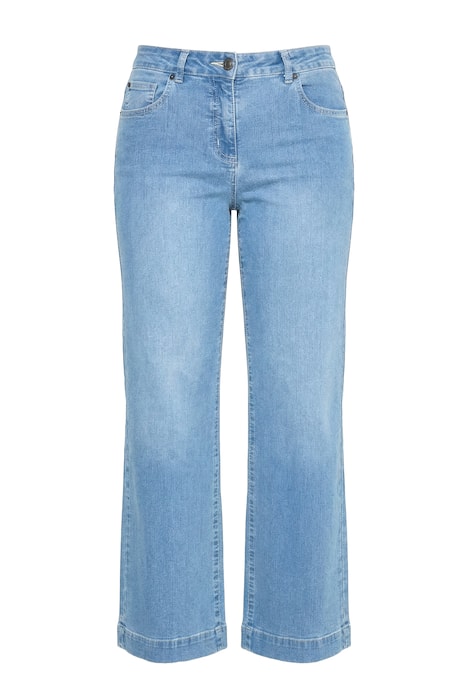 Džíny Nora, široké a rovné, streč komfort, 4 kapsy