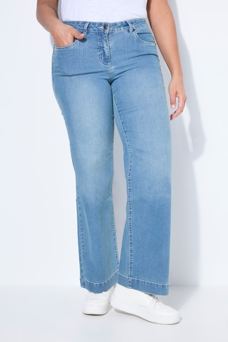 Jeans Nora, weit und gerade, Stretchkomfort, 4-Pocket
