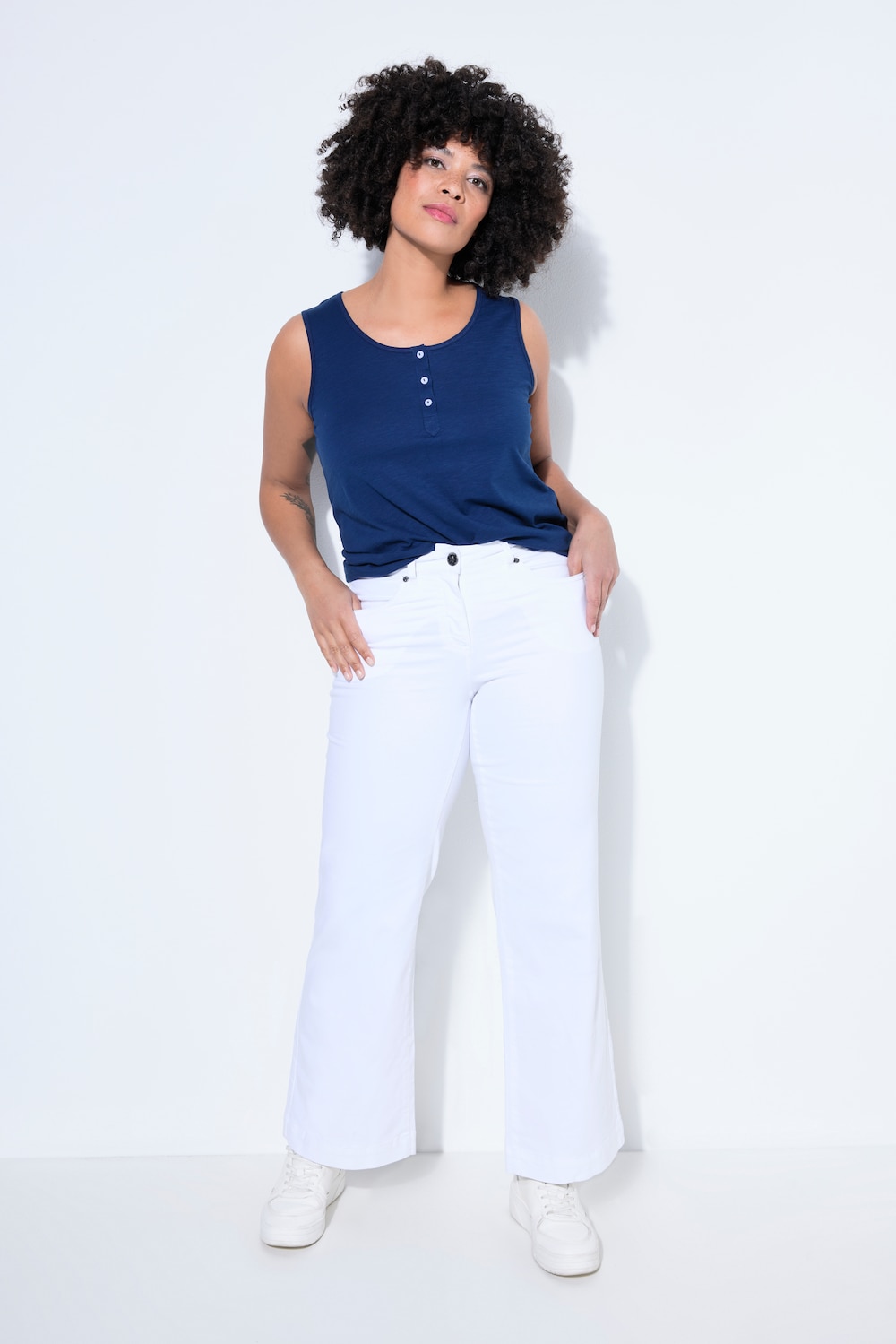 Jeans Nora, weit und gerade, Stretchkomfort, 4-Pocket