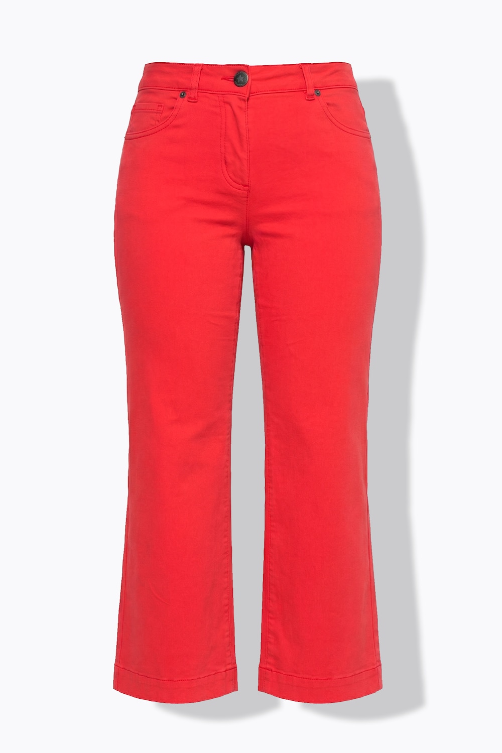 Stora storlekar Jeans Nora, Dam, röd, storlek: 46, Bomull, Angel of Style