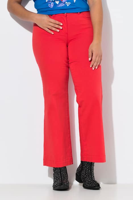 Jeans Nora, wijd en recht, stretchcomfort, 4-pocket