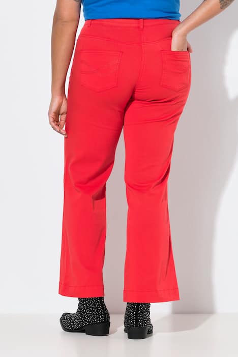 Jeans Nora, wijd en recht, stretchcomfort, 4-pocket