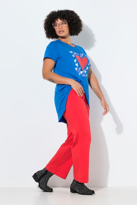 Jeans Nora, wijd en recht, stretchcomfort, 4-pocket