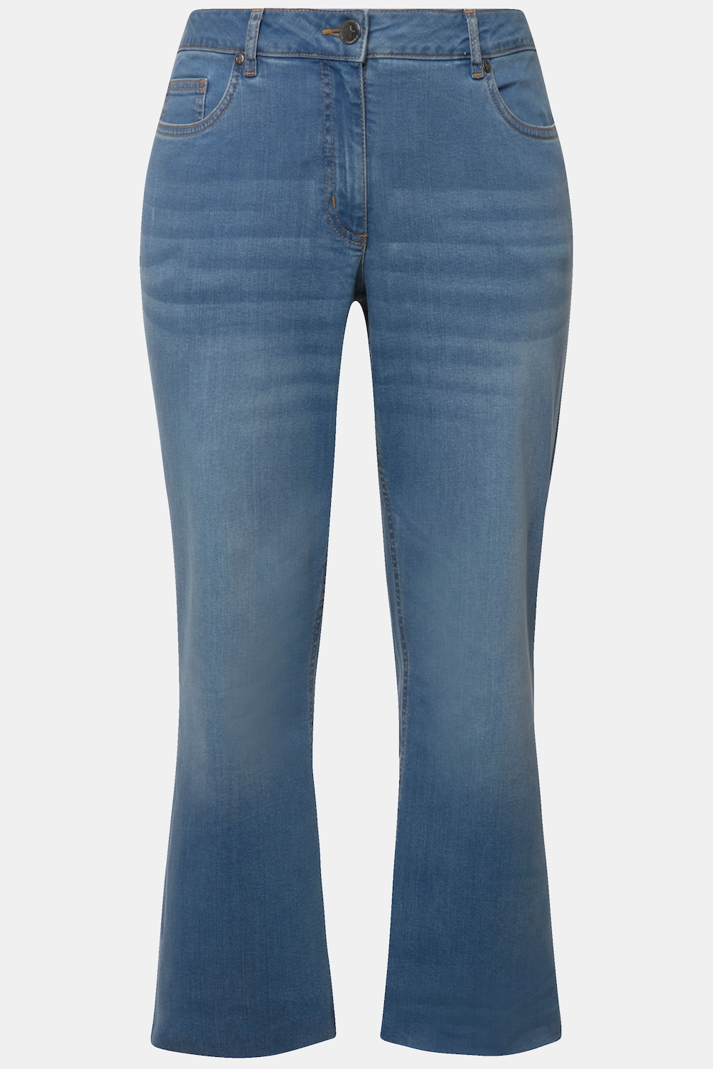 Stora storlekar 7/8-jeans Claire, Dam, blå, storlek: 46, Bomull, Angel of Style