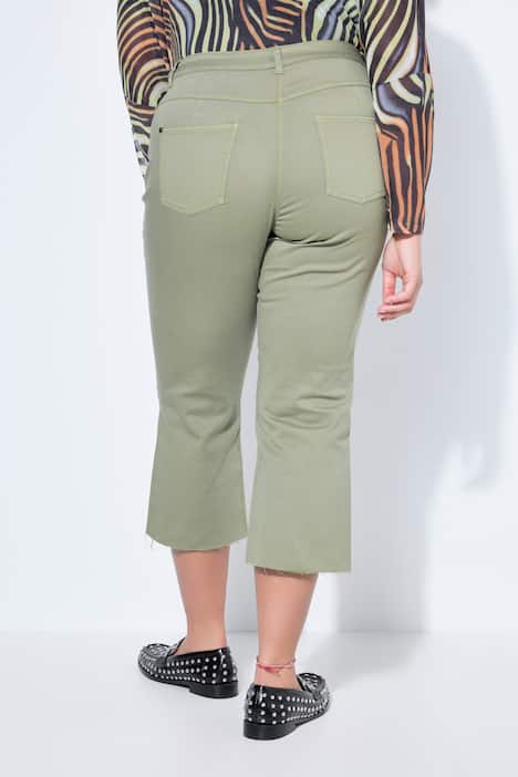 7/8-Jeans Claire, Stretchkomfort, geschnittener Saum, 5-Pocket