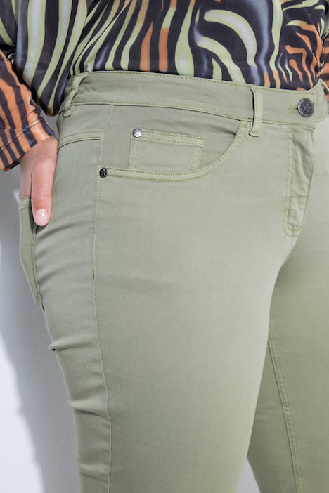 7/8-Jeans Claire, Stretchkomfort, geschnittener Saum, 5-Pocket