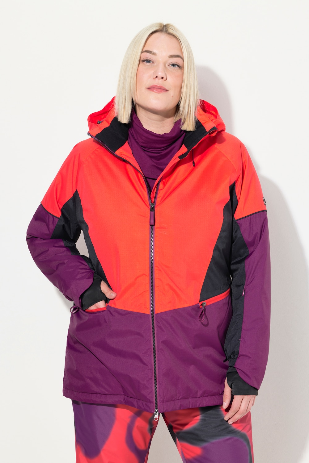 Große Größen HYPRAR Performance-Jacke, Damen, rot, Größe: 50/52, Polyester, Ulla Popken