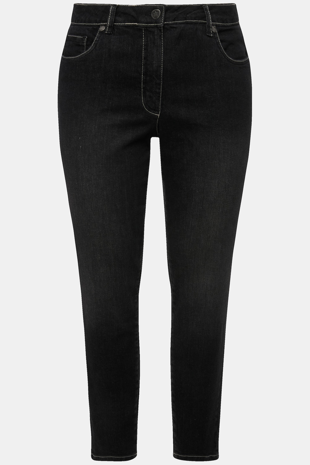Stora storlekar Pushup-jeans Pina i stretchig komfort, Dam, svart, storlek: 48, Bomull, Angel of Style