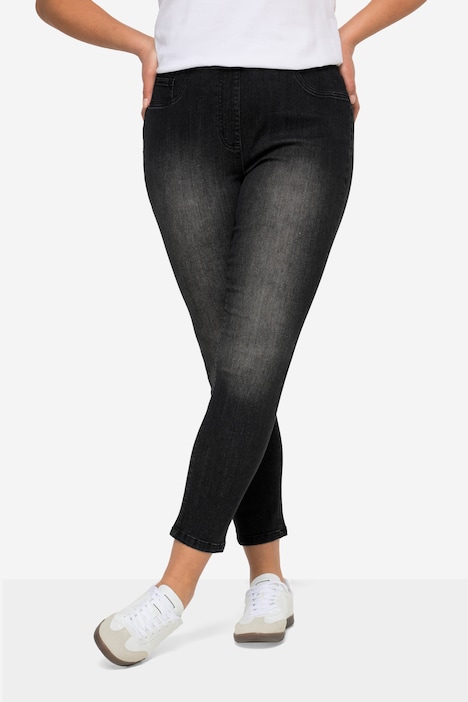 Jeggings Jule, Slim Fit, Washeffekte, Elastikbund