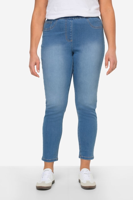 Jeggings Jule, Slim Fit, Washeffekte, Elastikbund