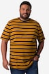 John F. Gee T-shirt, korte mouwen, strepen, tot 8XL