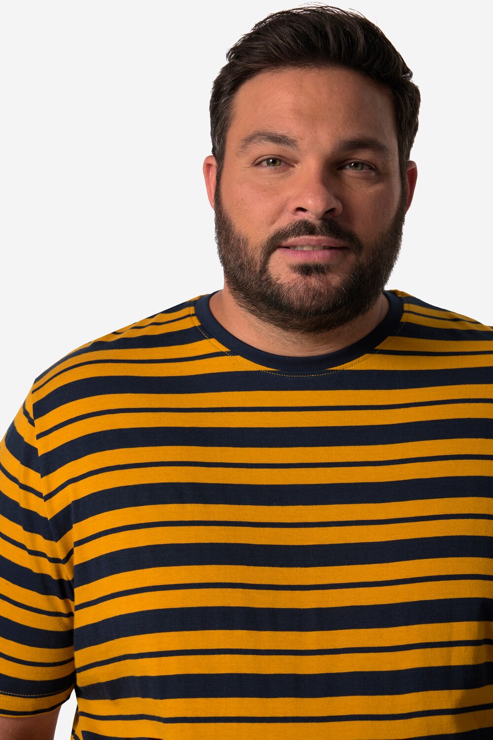 Stora storlekar T-Shirt, Her, orange, storlek: 8XL, Bomull, John F. Gee