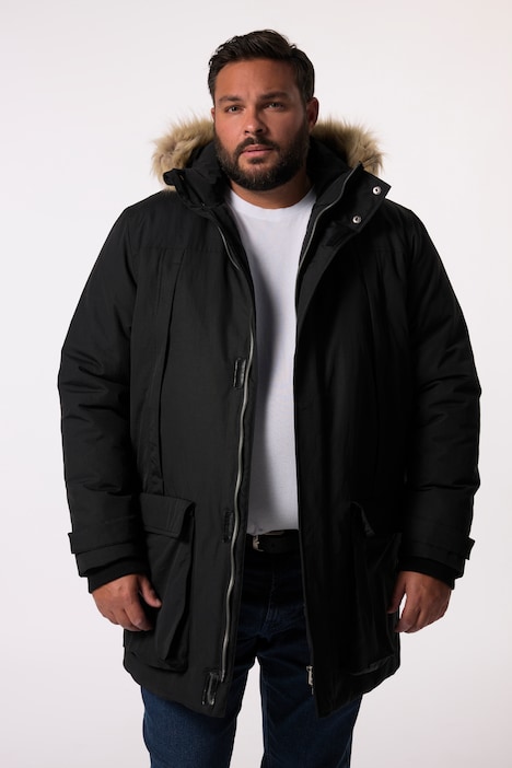 Men+ Funktions-Parka, wasser-, windabweisend, Kapuze, bis 8 XL