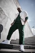 Pantalon de jogging STHUGE en velours, taille élastique, coupe Basic Fit - jusqu'au 8 XL