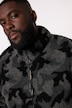 STHUGE teddyjakke, camouflage, ståkrave, op til 8XL