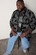 STHUGE teddyjakke, camouflage, ståkrave, op til 8XL