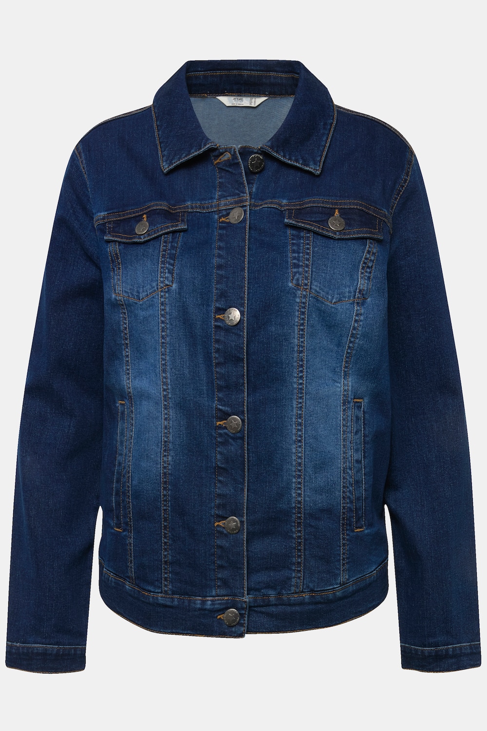 Stora storlekar Jeansjacka Frieda, Dam, blå, storlek: 48, Bomull, Angel of Style