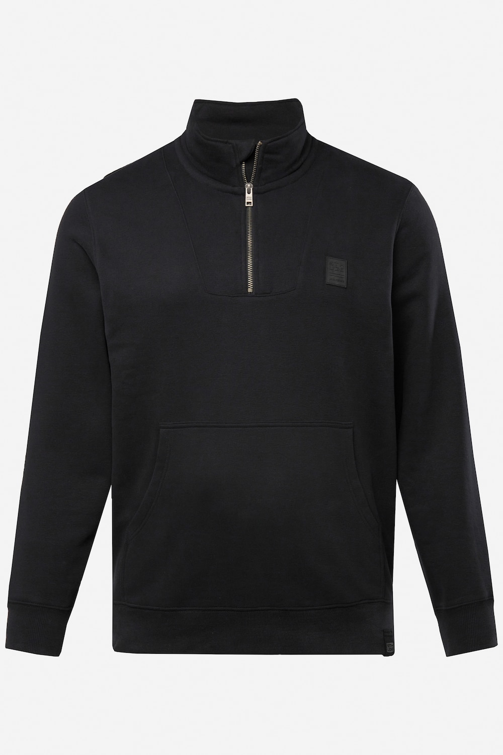 STHUGE Troyer, Sweat, Zippkragen, Badge, bis 8 XL