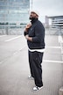 STHUGE sweatpants, elastisk linning, afslappet pasform, op til 8XL