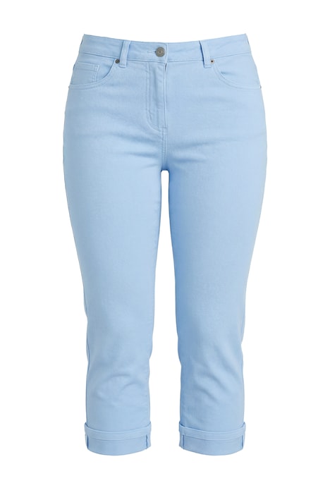 7/8 džíny Amy, rovný střih, streč komfort, 5 kapes