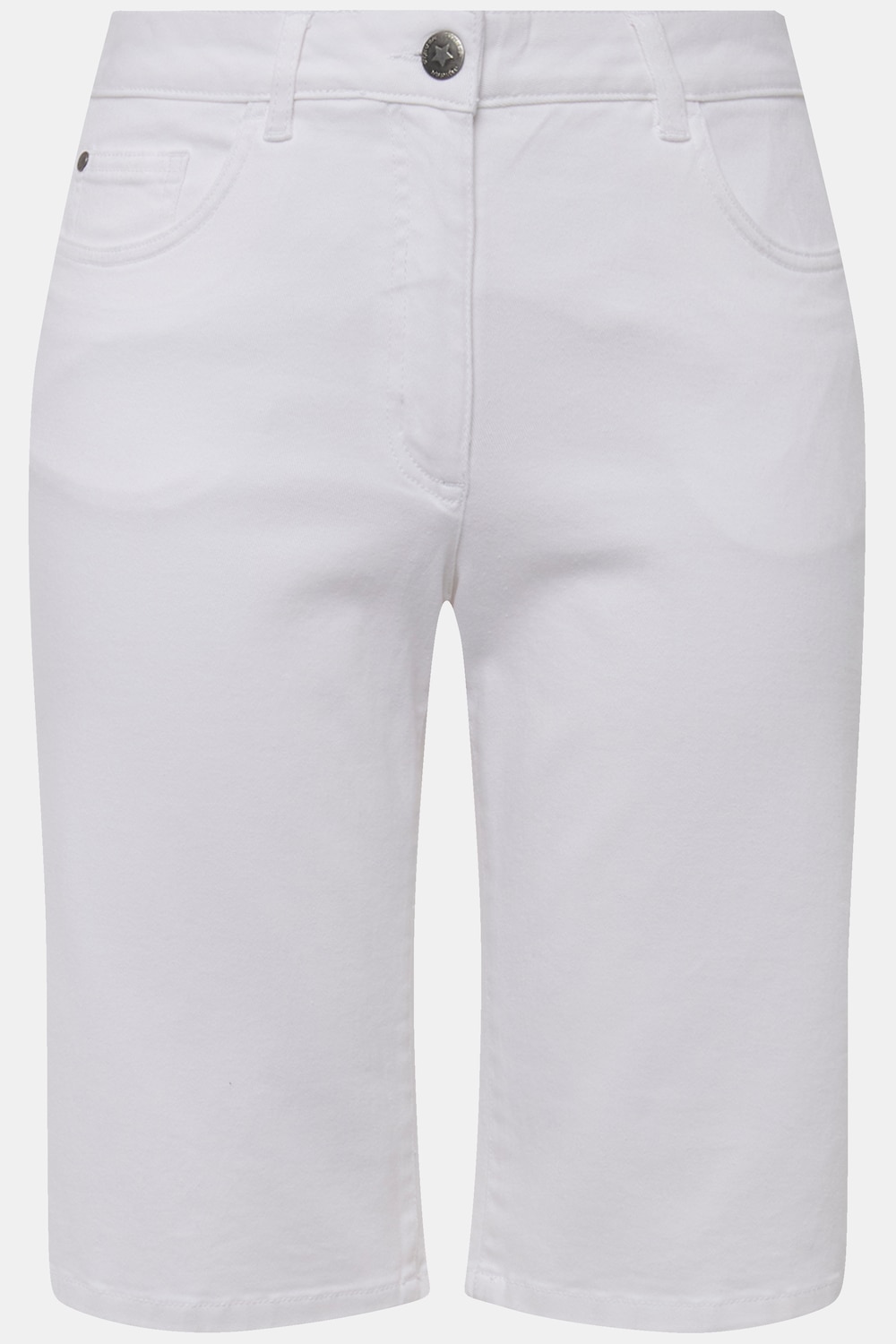 Stora storlekar Jeansshorts Berry, Dam, vit, storlek: 58, Bomull, Angel of Style