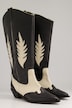 Cowboylaarzen, echt leer, Western-look