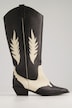 Cowboylaarzen, echt leer, Western-look
