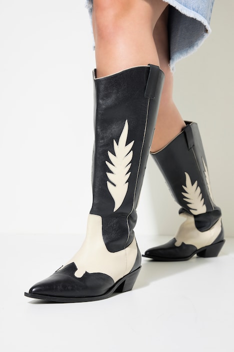 Black western style boots online