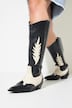 Cowboylaarzen, echt leer, Western-look