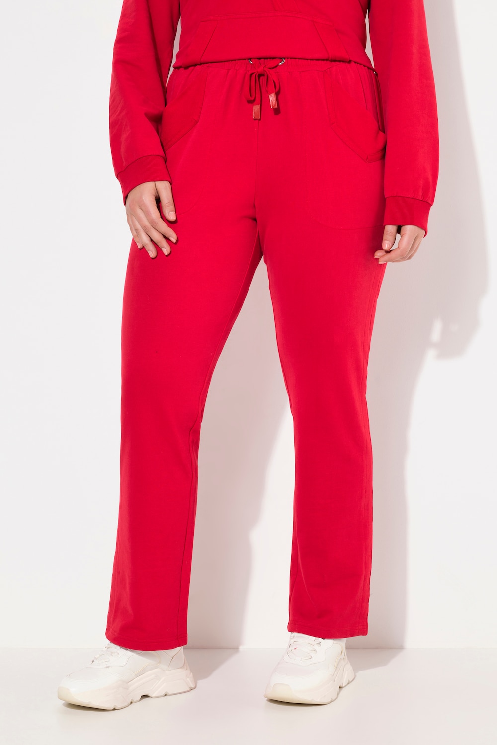 Große Größen Sweat-Hose Ruby, Damen, rot, Größe: 62/64, Baumwolle, Ulla Popken