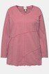 Eco Cotton Decorative Seam V-Neck Tee