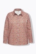 corduroy blouse, bloemenprint, overhemdkraag, lange mouwen