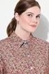 corduroy blouse, bloemenprint, overhemdkraag, lange mouwen