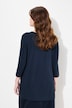 Shirt, Katze, A-Linie, Carree-Ausschnitt, 3/4-Arm
