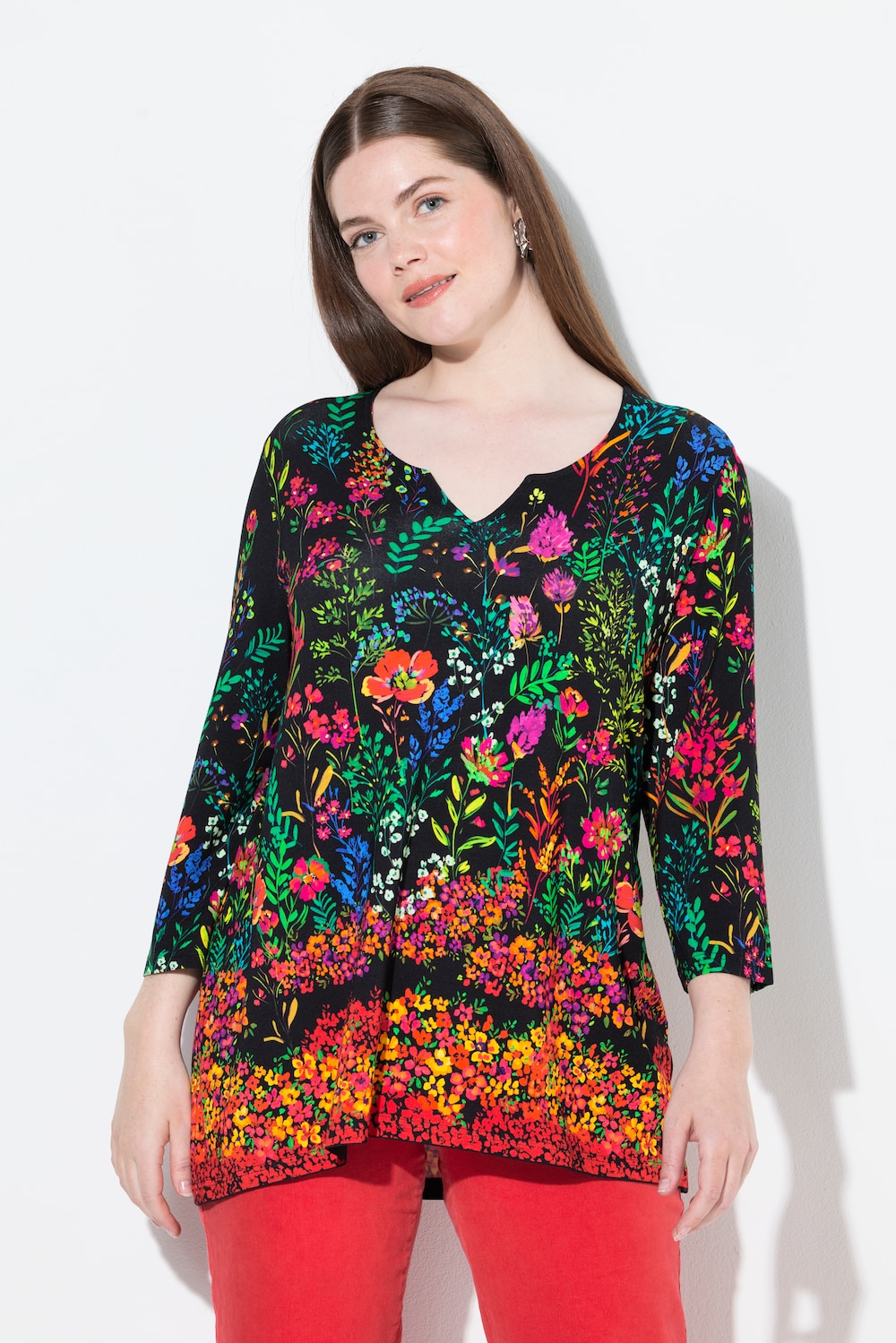 Große Größen Shirt, Damen, rosa, Größe: 62/64, Viskose, Ulla Popken