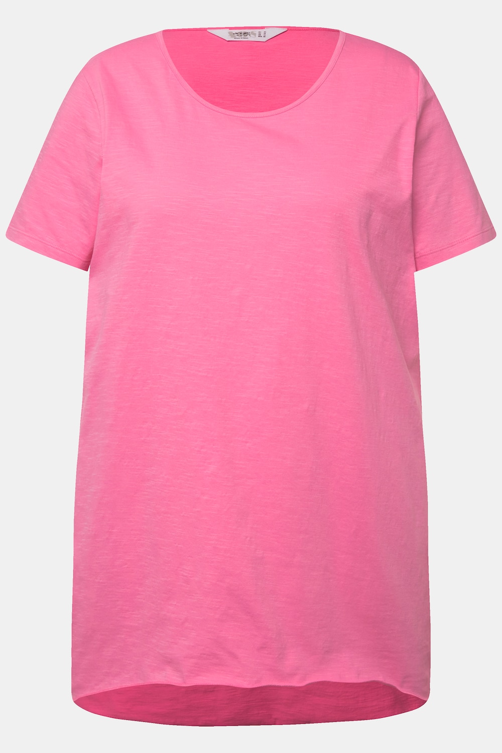 Stora storlekar Lång topp, Dam, rosa, storlek: 44, Bomull, Angel of Style