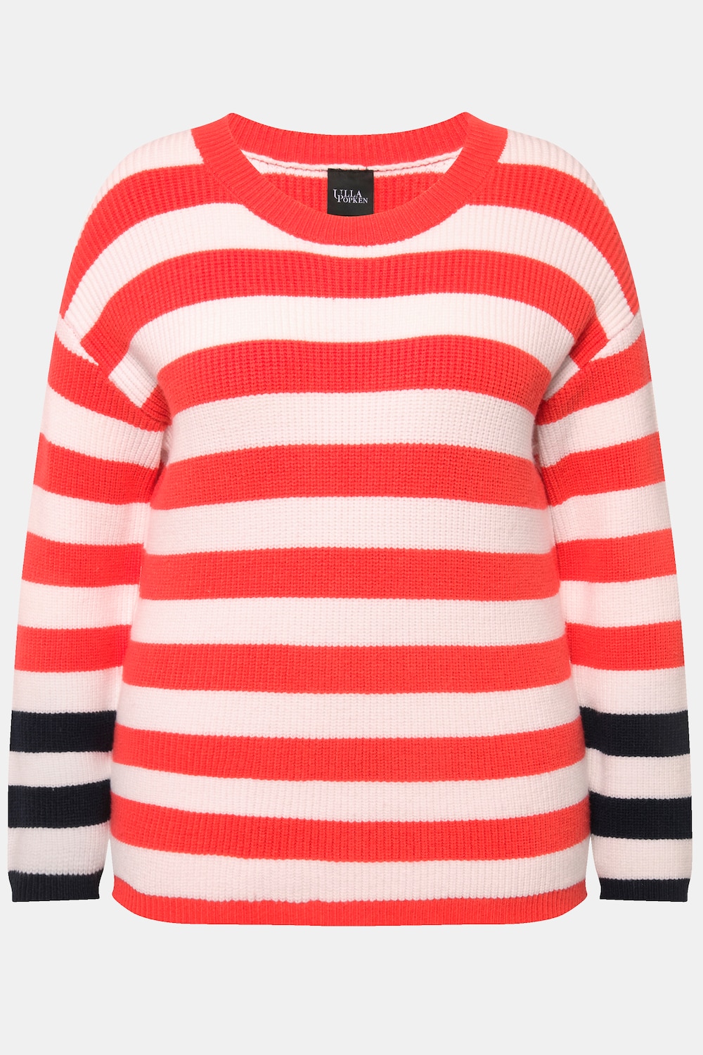 Stora storlekar Tröja, Dam, röd, storlek: 46/48, Viskos/Syntetfibrer/Polyester, Ulla Popken