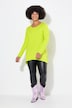Long shirt in comfortable fit and crew neck with long sleeves