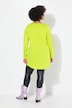 Long shirt in comfortable fit and crew neck with long sleeves