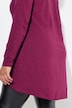 Long shirt in comfortable fit and crew neck with long sleeves